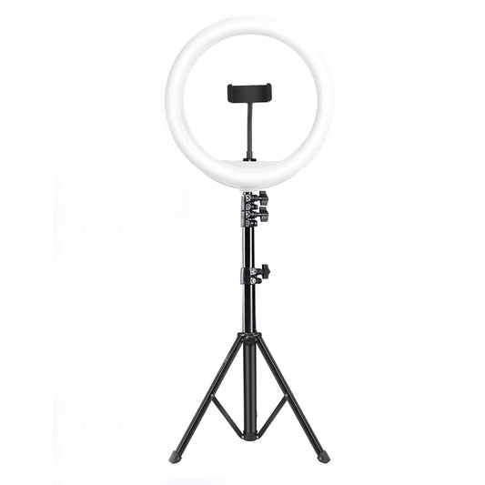 (DRL-14C) Professional (31cm) Dual Temperature LED Ring Light with Tripod Stand for YouTube, Photo-Shoot, Video Shoot, Live Stream, Makeup, Vlogging & More