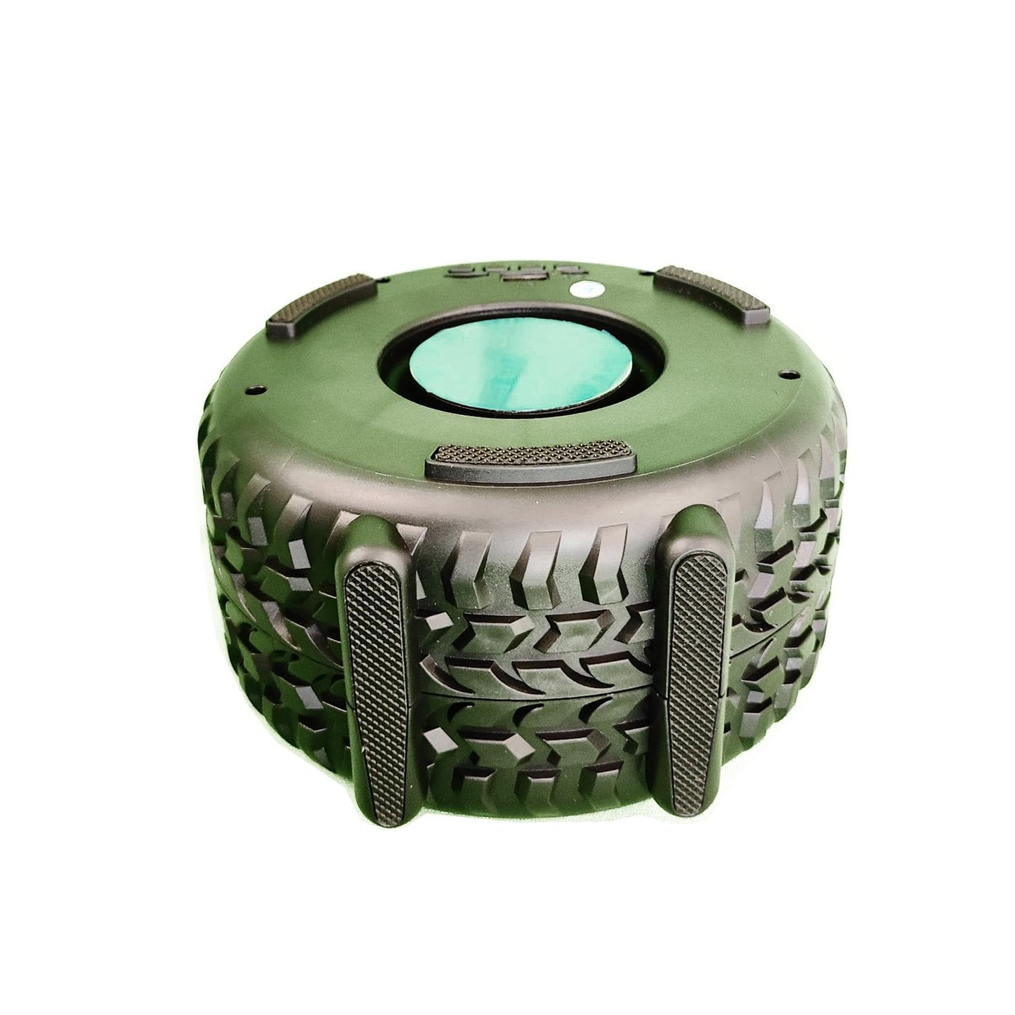 WOOS Portable Tire Shape Bluetooth Speaker, Powerful Sound and Deep Bass, Indoor & Outdoor Use