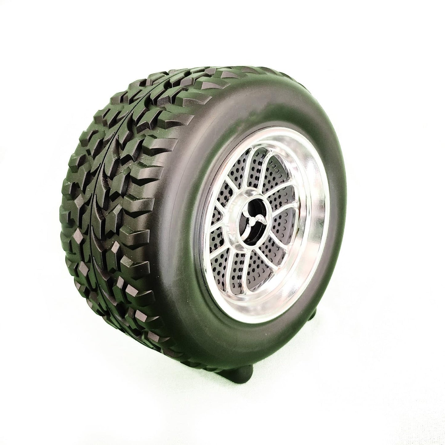 WOOS Portable Tire Shape Bluetooth Speaker, Powerful Sound and Deep Bass, Indoor & Outdoor Use